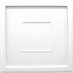 Decorative Ceiling Tiles - Inset Coffer - MirroFlex - Luminous Ceiling Tiles 4 Pack (24x24) - 16 Sq.Ft.