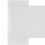 Decorative Ceiling Tiles - Rib 2 MirroFlex 4x8 / 4x10 Glue Up PVC 3D Wall Panels