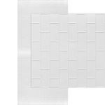 Decorative Ceiling Tiles - 3D Subway Vertical MirroFlex 4x8 / 4x10 Glue Up PVC 3D Wall Panels