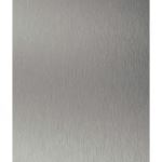 Decorative Ceiling Tiles - Brushed Stainless NuMetal Stainless Steel Laminate Sheet 4ft. x 8ft. 256G
