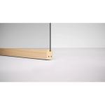 WoodnLite Doors & Sidelites - DR2 Door Fixed Clad Rail, 2-3/4″ Square Rail Use with Free Swing Rails, With Lock - Custom Length