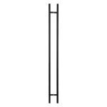 WoodnLite Doors & Sidelites - 72″ Ladder Pull With 60 ” Center To Center Posts - Matte Black