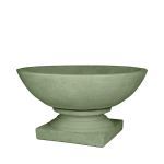 Jackson Pottery Pro - JCS-86726 Modern Bowl w/ Essex Pedestal, 33 in. Cast Stone / Concrete Planters