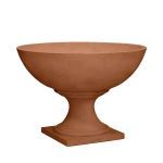Jackson Pottery Pro - JCS-86724 Modern Bowl w/ Chartres Pedestal, 48 in. Cast Stone / Concrete Planters
