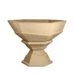 Jackson Pottery Pro - JCS-86728 Prisma Bowl w/ Pedestal, 48. in. Cast Stone / Concrete Planters