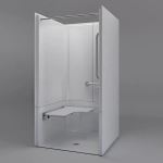 Freedom Showers By AP - ADA Transfer Shower, 40" x 38", Right Valve - Model: APFQ3637BF3PR