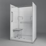 Freedom Showers By AP - 50" x 38" Freedom ANSI B Shower Stall - Model: APF5038SH4