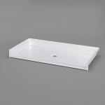 Freedom Showers By AP - ADA Roll-in Shower Pan, 63" x 32", Center, Title 24 - Model: APC6332BFPANC
