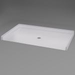 Freedom Showers By AP - 62 3/8" x 38 1/4", ADA Shower Base, Center Drain - Model: APF6238BFPAN
