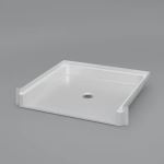 Freedom Showers By AP - ADA Transfer Shower Pan, 38" x 37”, Receiver Flange - Model: APC3837BFPANRRF