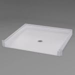 Freedom Showers By AP - 38½" x 37⅜", ADA Transfer Pan, Receiver Flange - Model: APF3838BFPANRRF