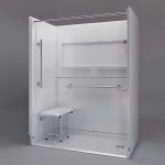 Freedom Showers By AP - Roll-in Shower, 60" x 33", INSPIRE Series, Right drain - Model: APX6032BFKTR