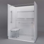 Freedom Showers By AP - Roll-in Shower, 60" x 37", INSPIRE Series, Right drain - Model: APX6036BFKTR