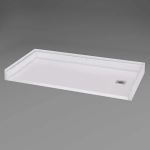 Freedom Showers By AP - Accessible Shower Pan, 60" x 32", Right drain, INSPIRE - Model: APX6032BFPR