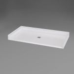 Freedom Showers By AP - Roll-in Shower Pan, 60" x 32", Center drain, INSPIRE - Model: APX6032BFPC
