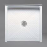 Freedom Showers By AP - 36" x 36" Accessible Shower Pan, Acrylic - Model: APA3636BFPAN