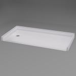 Freedom Showers By AP - 60" x 31" Freedom Accessible Shower Pan, Left Drain - Model: APF6030BFPANL