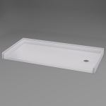 Freedom Showers By AP - 60" x 31" Freedom Accessible Shower Pan, Right Drain - Model: APF6030BFPANR