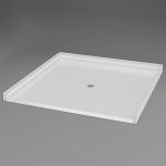 Freedom Showers By AP - 60" x 61" Freedom Accessible Shower Pan - Model: APF6060BFPAN