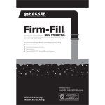 Hacker Industries, Inc. - FIRM-FILL® High Strength Gypsum Concrete Floor Underlayment
