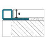 LATICRETE International, Inc. - Square Edge Profiles Made of Brass (SQ9)