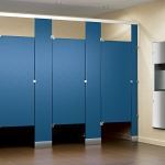 ASI Global Partitions - Solid Plastic (HDPE) Toilet Partitions