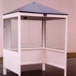 Little Buildings, Inc. - 5' X 6' Automated Pay Machine Canopy With Pyramid Roof
