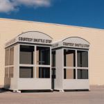 Little Buildings, Inc. - Bus Stop With Barrel Vault Roof 6'X8'