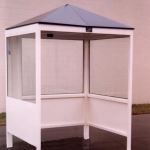 Little Buildings, Inc. - 5' x 6' Automated Pay Machine Canopy With Pyramid Roof