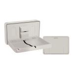 American Specialties, Inc. - 9014 Baby Changing Station, Horizontal - Plastic, Surface Mounted