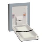 American Specialties, Inc. - 9017-9 Baby Changing Station, Vertical - Stainless Steel, Surface Mounted