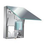 American Specialties, Inc. - 0663-1 Velare™ BTM System - Stainless Steel Cabinet with Frameless Mirror, Foam Soap Dispenser