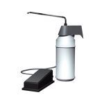American Specialties, Inc. - 0349 Liquid Soap Dispenser (Foot Operated) - Surface Mounted