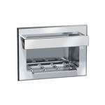 American Specialties, Inc. - 0399 Soap Dish with Bar - Recessed - Wet Wall - Stainless Steel