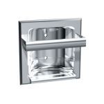 American Specialties, Inc. - 0410-Z Soap Dish with Round Bar - Recessed, Chrome Plated Zamak