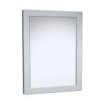 American Specialties, Inc. - 101-14 Framed Mirror - #8 Mirror Polished St. Steel, Chase Mount, 12” X 16”