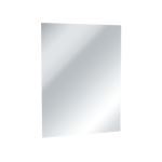 American Specialties, Inc. - 8026 Series Frameless Stainless Steel Mirror with Masonite Backing, Variable Sizes