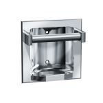 American Specialties, Inc. - 7410-B Soap Dish with Bar - Recessed, Bright Finish