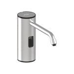 American Specialties, Inc. - 0334-S Automatic Liquid Soap and Gel Hand Sanitizer Dispenser - Vanity Mounted - Satin Finish