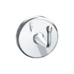 American Specialties, Inc. - 0751 Robe Hook (Heavy-Duty) - Surface Mounted (Concealed), Satin Chrome Plated Brass
