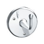 American Specialties, Inc. - 0751-A Robe Hook (Heavy-Duty) - Surface Mounted (Exposed), Satin Chrome Plated Brass
