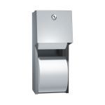 American Specialties, Inc. - 0030 Toilet Tissue Dispenser, Twin Hide-A-Roll - Surface Mounted