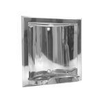 American Specialties, Inc. - 0404-Z Soap Dish - Recessed, Chrome Plated Zamak