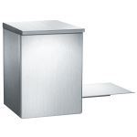 American Specialties, Inc. - 0852-SH Sanitary Napkin Disposal W/ Shelf - Surface Mounted