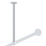 American Specialties, Inc. - 1224-C Ceiling Mounted - 1” DIA. Shower Rod Support