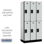 Salsbury Industries - 12" Wide Designer Wood Lockers - Model # 32368GRY