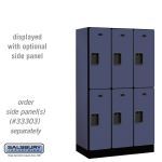 Salsbury Industries - 12" Wide Designer Wood Lockers - Model # 32358BLU