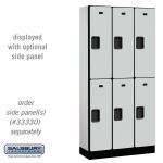 Salsbury Industries - 12" Wide Designer Wood Lockers - Model # 32365GRY