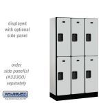 Salsbury Industries - 12" Wide Designer Wood Lockers - Model # 32355GRY