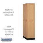 Salsbury Industries - 16" Wide Single Tier Solid Oak Executive Wood Lockers - Model # 11164LGT